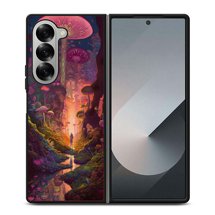 Mushroom Forest Fantasy Samsung Z Fold Case