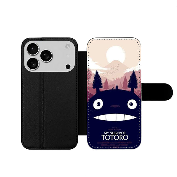 My Neighbor Totoro Face iPhone 17 Wallet Case
