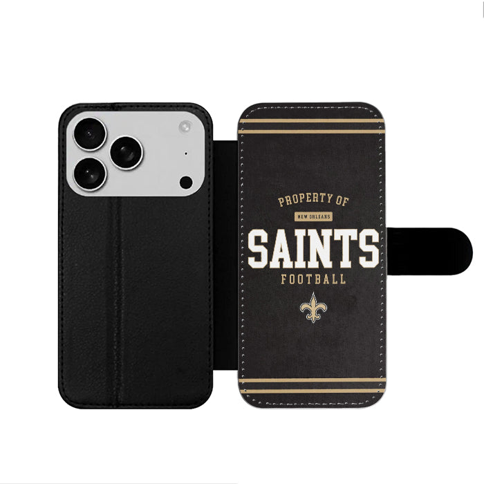 New Orleans Saints Nfl iPhone 17 Wallet Case