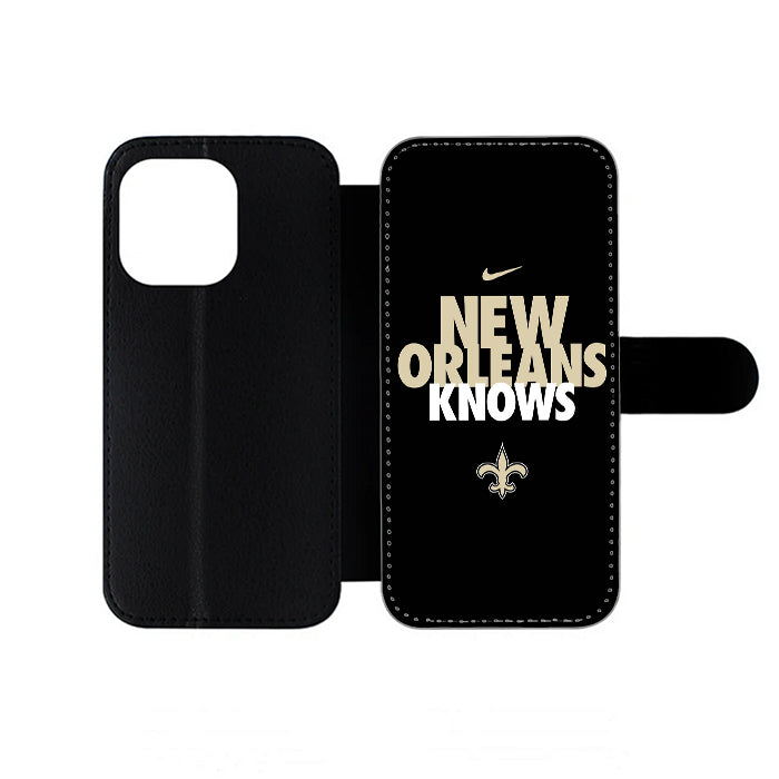 New Orleans Saints Nike iPhone Wallet Case