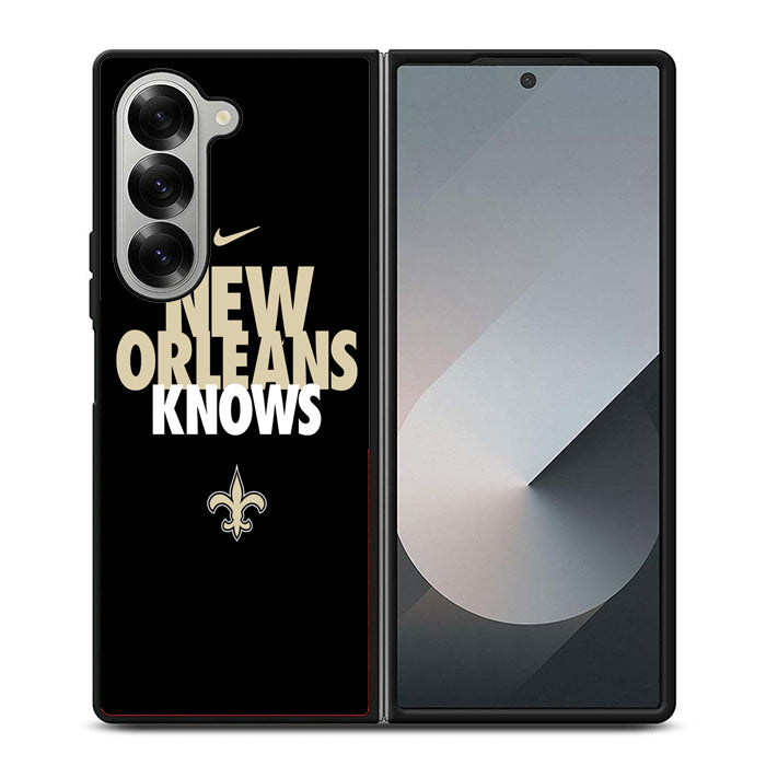 New Orleans Saints Nike Samsung Z Fold Case