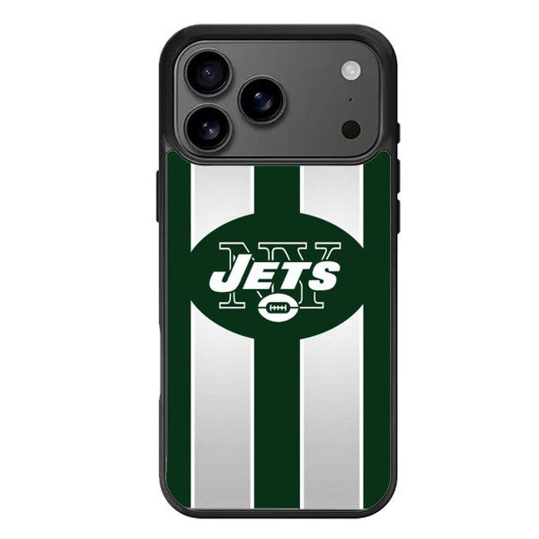 New York Jets Striped iPhone 17 Case