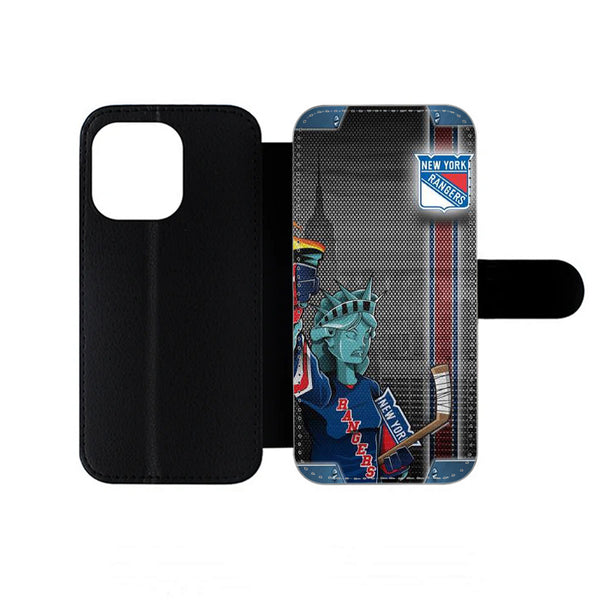 New York Rangers Hockey iPhone Wallet Case