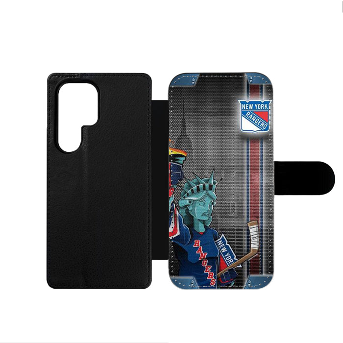 New York Rangers Hockey Samsung Wallet Case