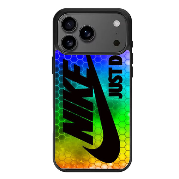 Nike Just Do It Hexagon Colorfull iPhone 17 Case