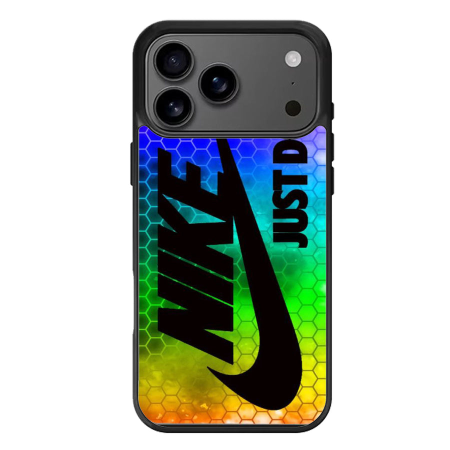 Nike Just Do It Hexagon Colorfull iPhone 17 Case