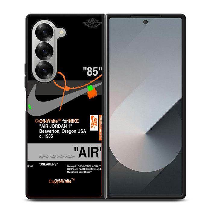 Nike Off White Samsung Z Fold Case