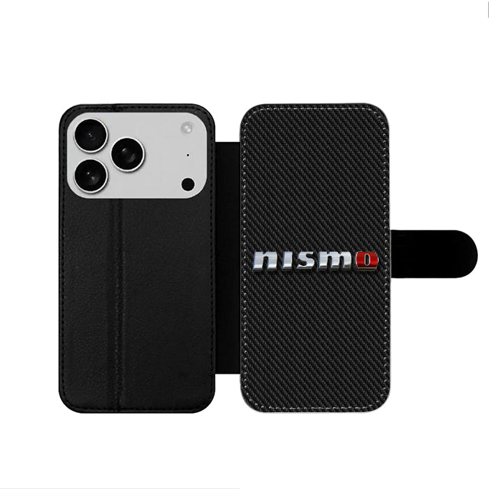 Nissan Nismo Carbon Fiber iPhone 17 Wallet Case