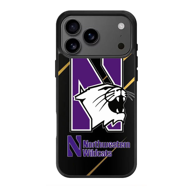 Northwestern Wildcats Metallic iPhone 17 Case