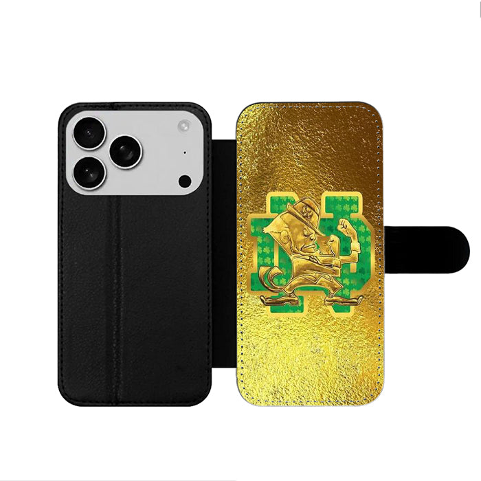 Notre Dame Irish iPhone 17 Wallet Case