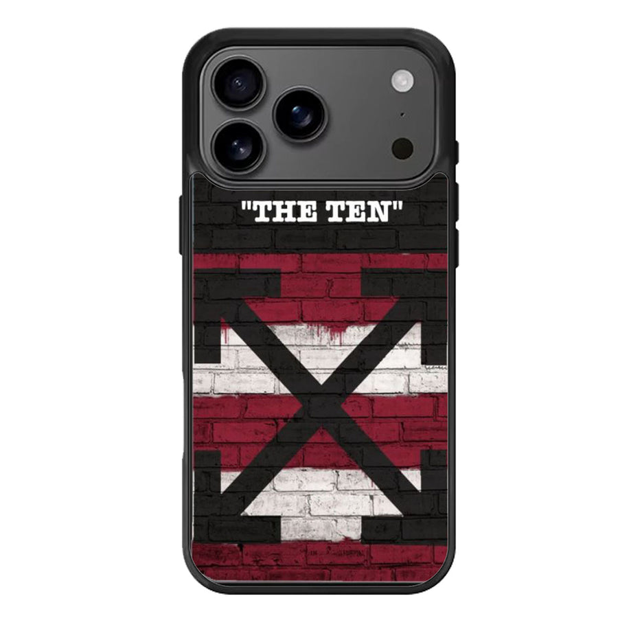 Off White Artwork iPhone 17 Case