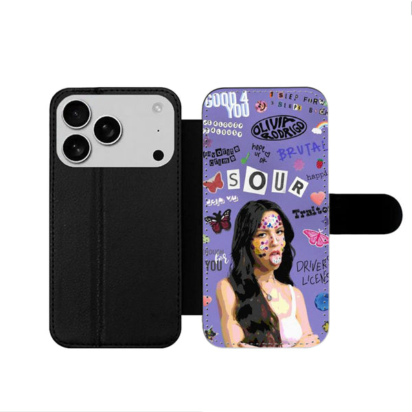Olivia Rodrigo iPhone 17 Wallet Case