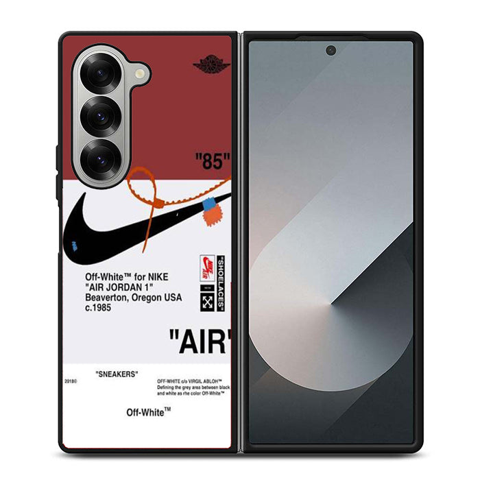 Off White Nike 85 Samsung Z Fold 6 Case