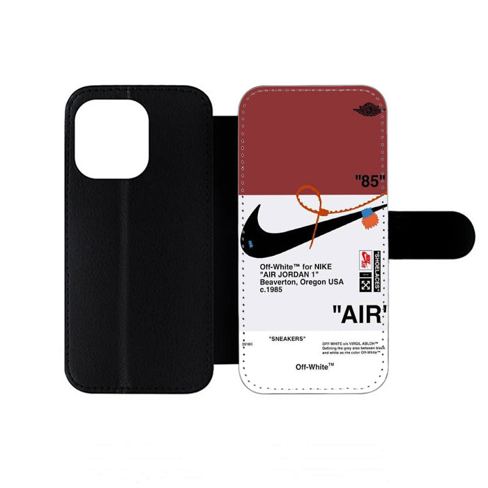 Off White Nike 85 iPhone Wallet Case