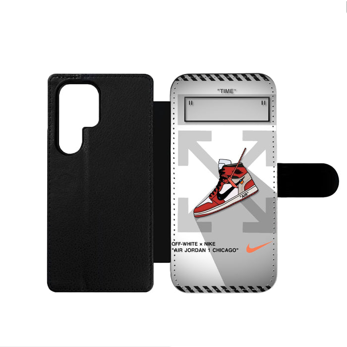 Off White Nike Air Jordan 1 Chicago Samsung Wallet Case
