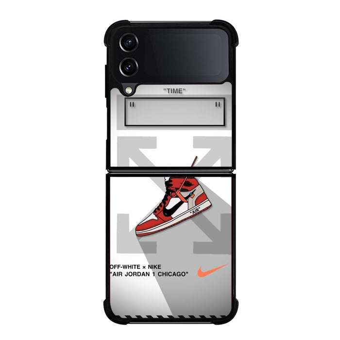 Off White Nike Air Jordan 1 Chicago Samsung Z Flip 4 Case