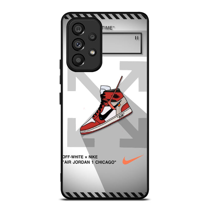 Off White Nike Air Jordan 1 Chicago Samsung A53 Case