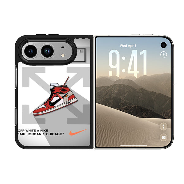 Off White Nike Air Jordan 1 Chicago iPhone Duo Case