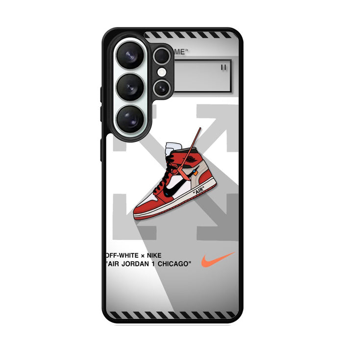 Off White Nike Air Jordan 1 Chicago Samsung S26 Case
