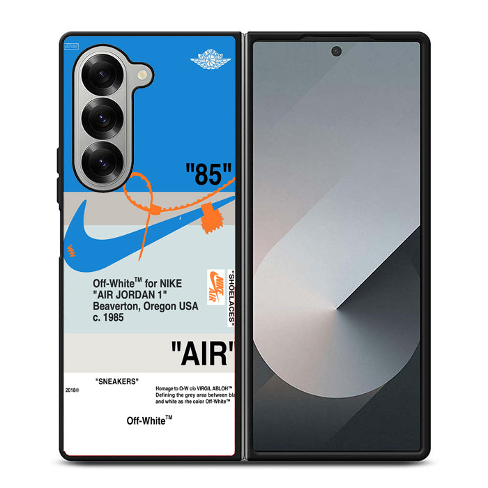 Off White Nike Jordan Samsung Z Fold 6 Case