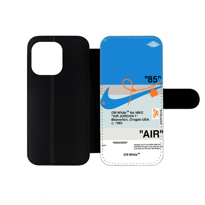 Off White Nike Jordan iPhone Wallet Case