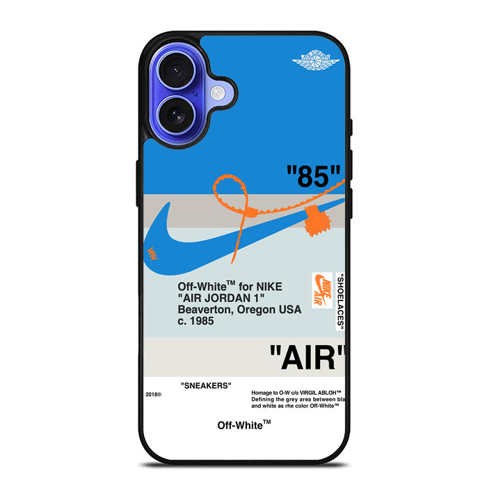 Off White Nike Jordan iPhone 16 Case