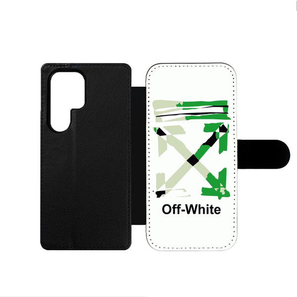 Off White Virgil Logo Samsung Wallet Case