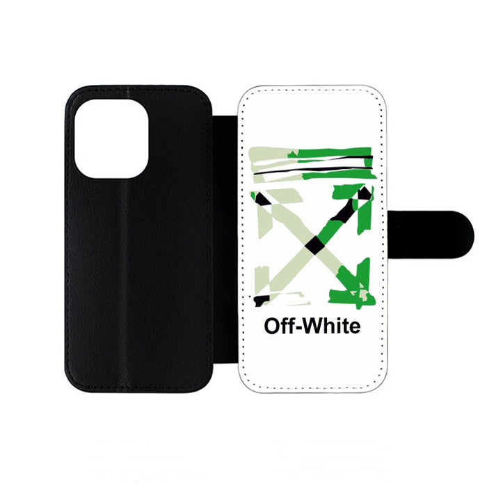 Off White Virgil Logo iPhone Wallet Case