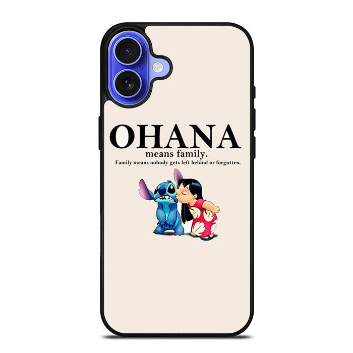 Ohana Lilo Stitch Family iPhone 16 Case