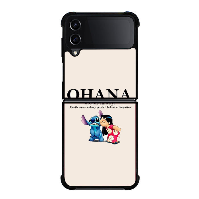 Ohana Lilo Stitch Family Samsung Z Flip 4 Case