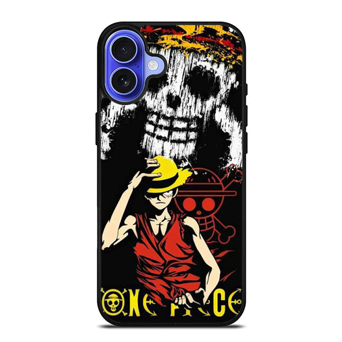 One Piece Luffy Skull iPhone 16 Case