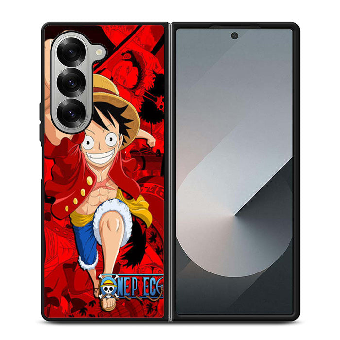 One Piece Luffy Smile Samsung Z Fold Case