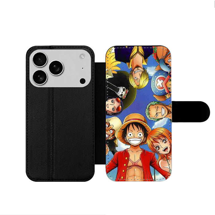 One Piece Luffy iPhone 17 Wallet Case