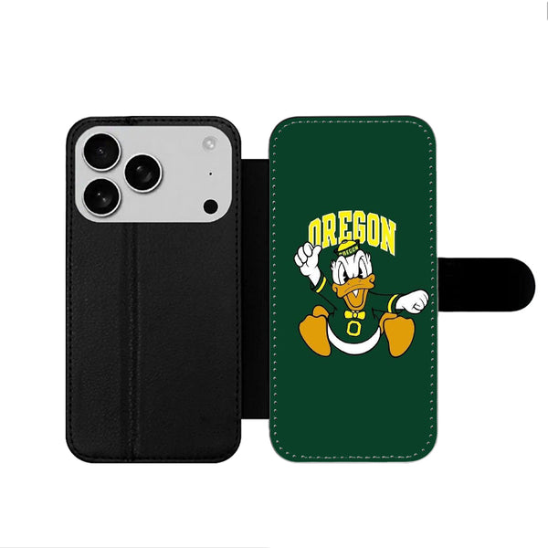 Oregon Ducks Logo iPhone 17 Wallet Case