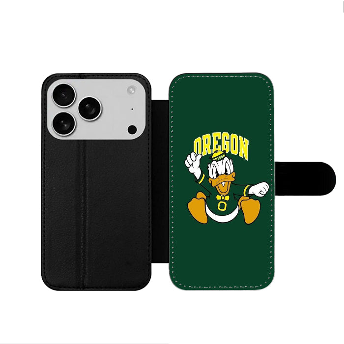 Oregon Ducks Logo iPhone 17 Wallet Case