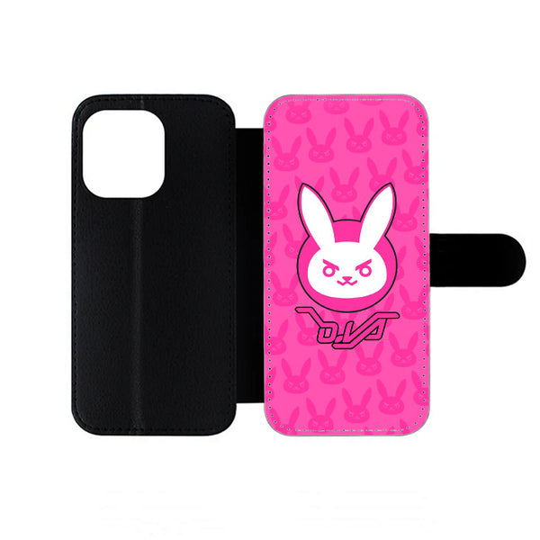 Overwatch Dva Bunny Logo iPhone Wallet Case