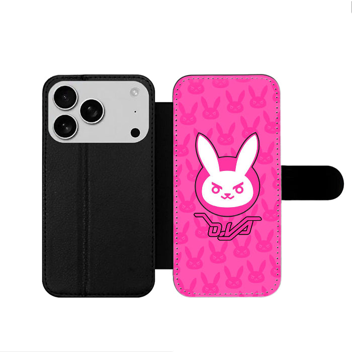 Overwatch Dva Bunny Logo iPhone 17 Wallet Case