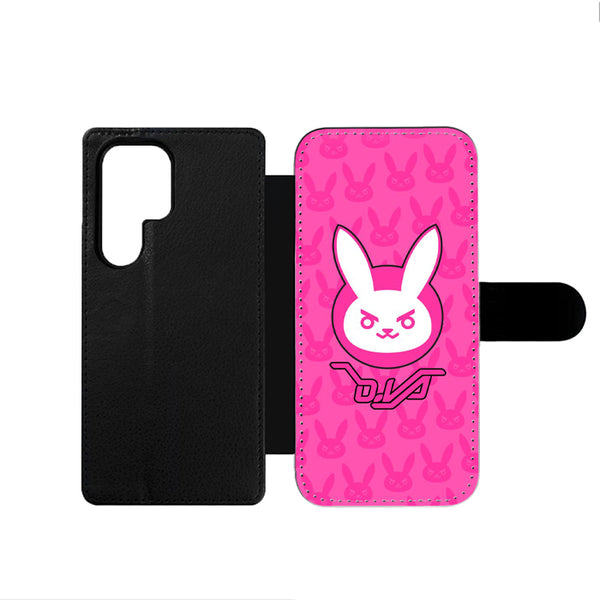 Overwatch Dva Bunny Logo Samsung Wallet Case