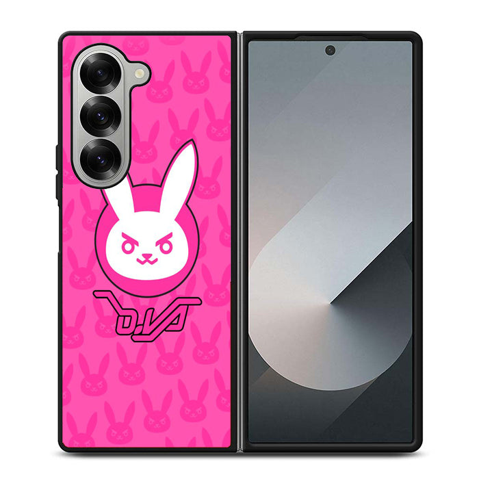 Overwatch Dva Bunny Logo Samsung Z Fold Case