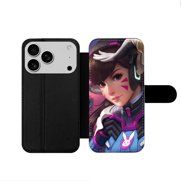 Overwatch Dva Bunny iPhone 17 Wallet Case