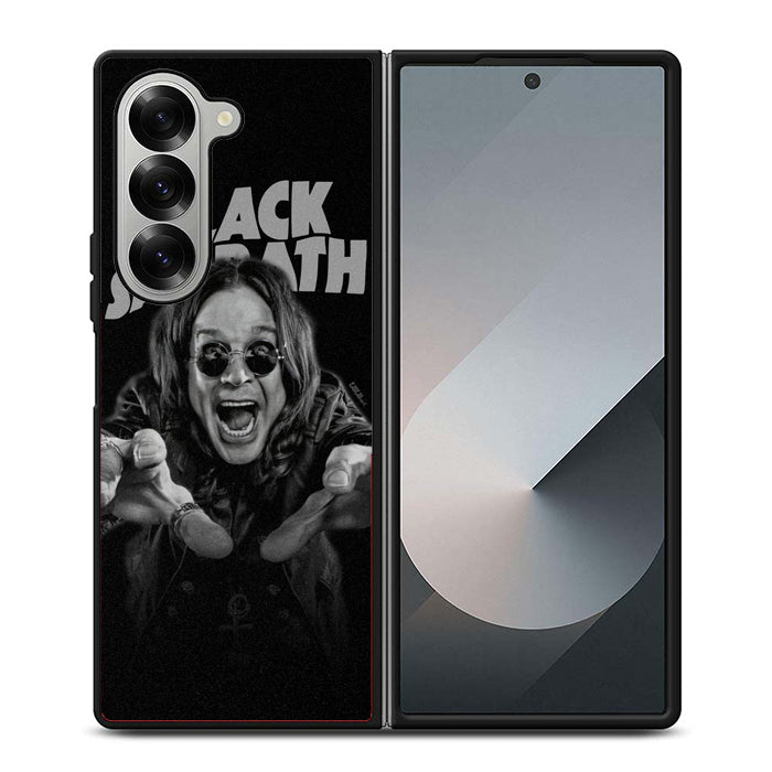Ozzy Osbourne Black Sabbath Dark Samsung Z Fold 6 Case