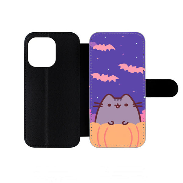 Pusheen Pumpkin Halloween iPhone Wallet Case
