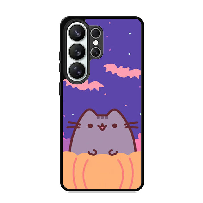 Pusheen Pumpkin Halloween Samsung S26 Case