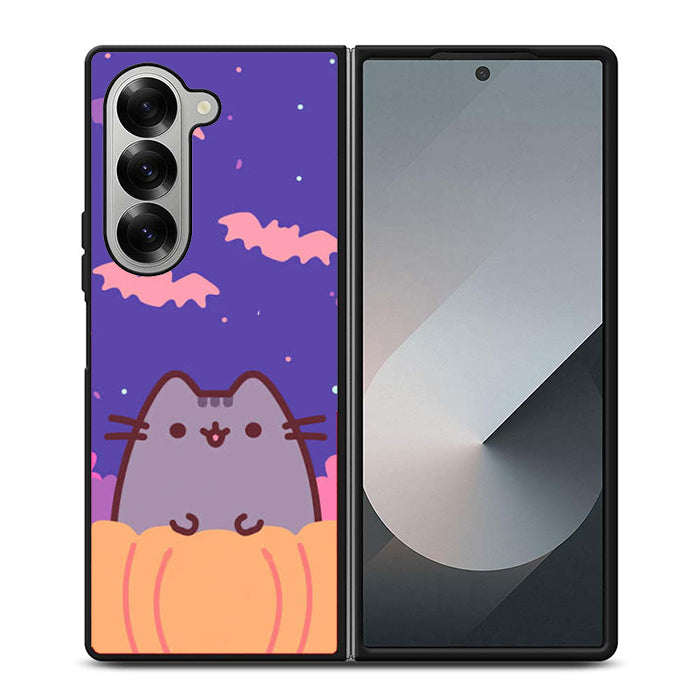 Pusheen Pumpkin Halloween Samsung Z Fold 6 Case