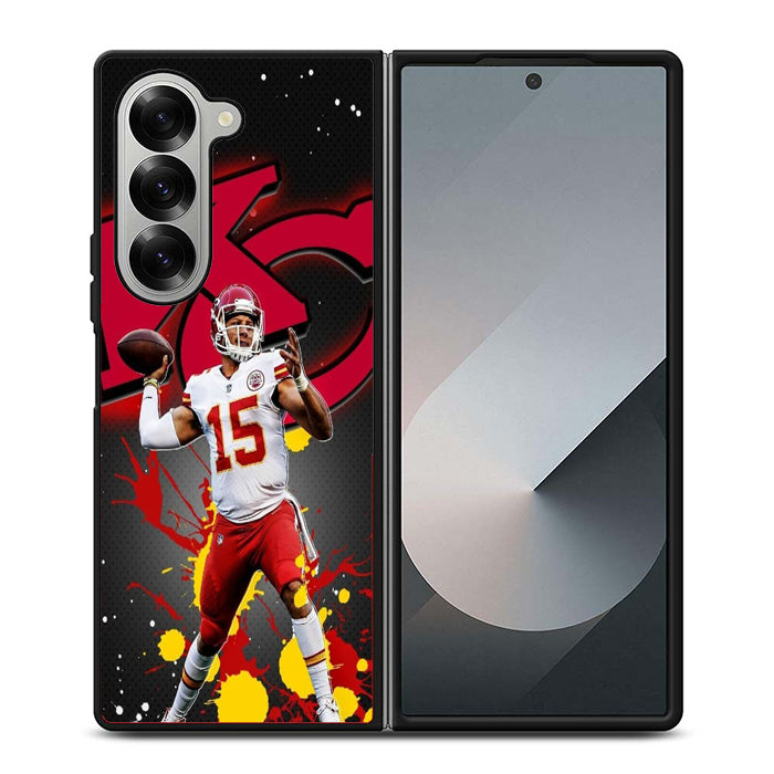 Patrick Mahomes Kansas City Samsung Z Fold Case