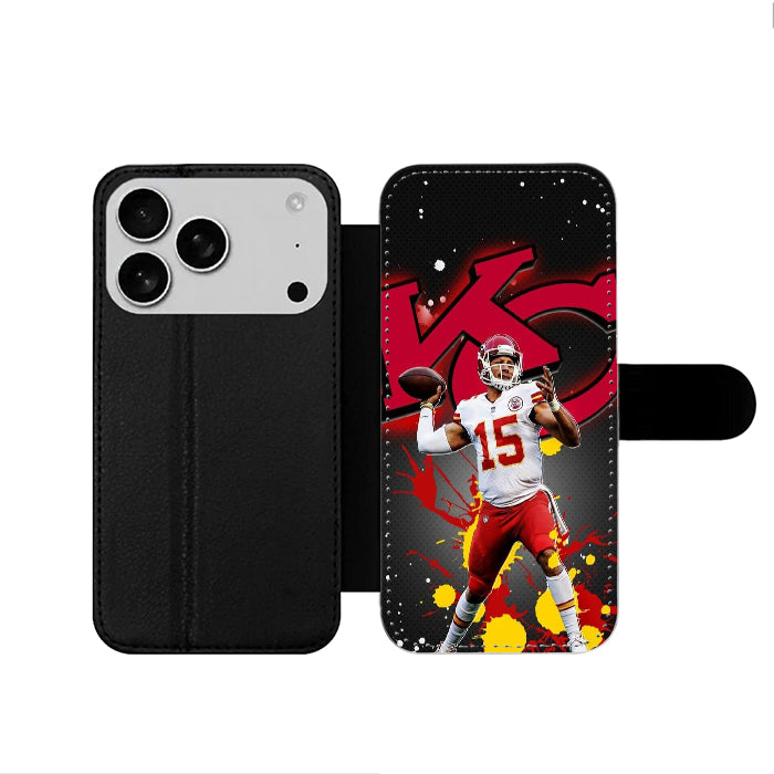 Patrick Mahomes Kansas City iPhone 17 Wallet Case