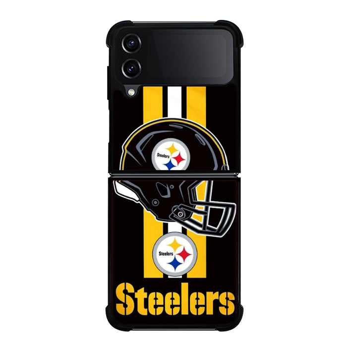Pittsburgh Steelers Helmet Logo Samsung Z Flip 4 Case
