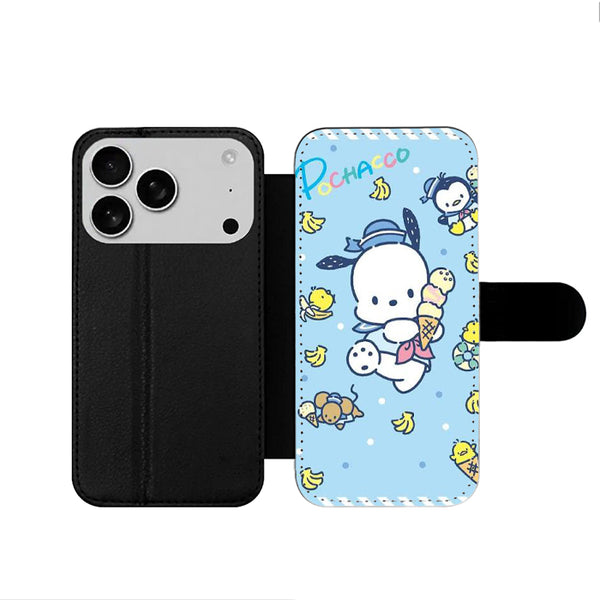 Pochacco Ice Cream iPhone 17 Wallet Case