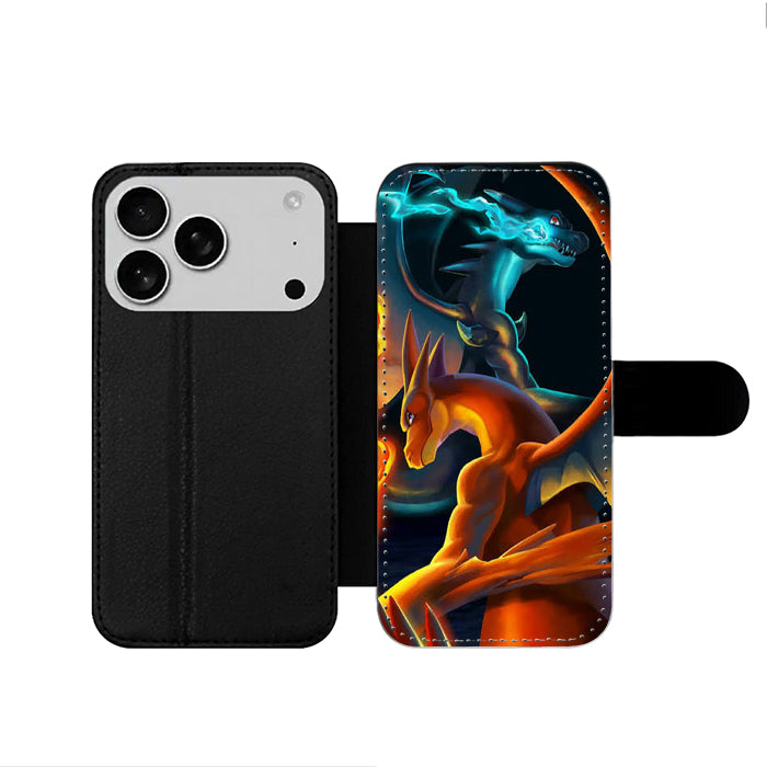 Pokemon Charizard iPhone 17 Wallet Case
