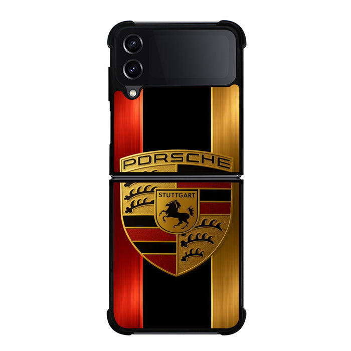 Porsche Logo Samsung Z Flip 4 Case